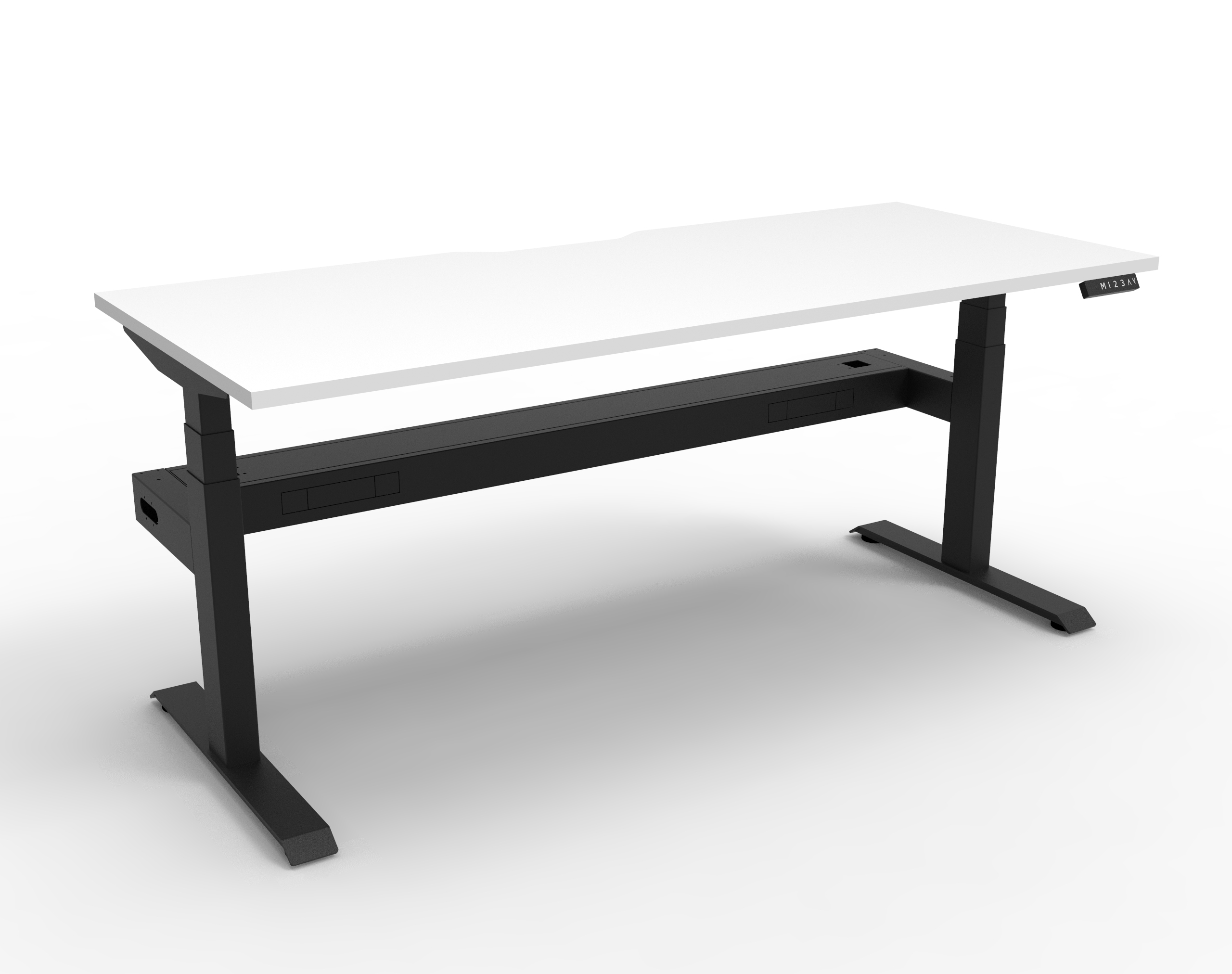 Boost+ Height Adjustable Straight Desk